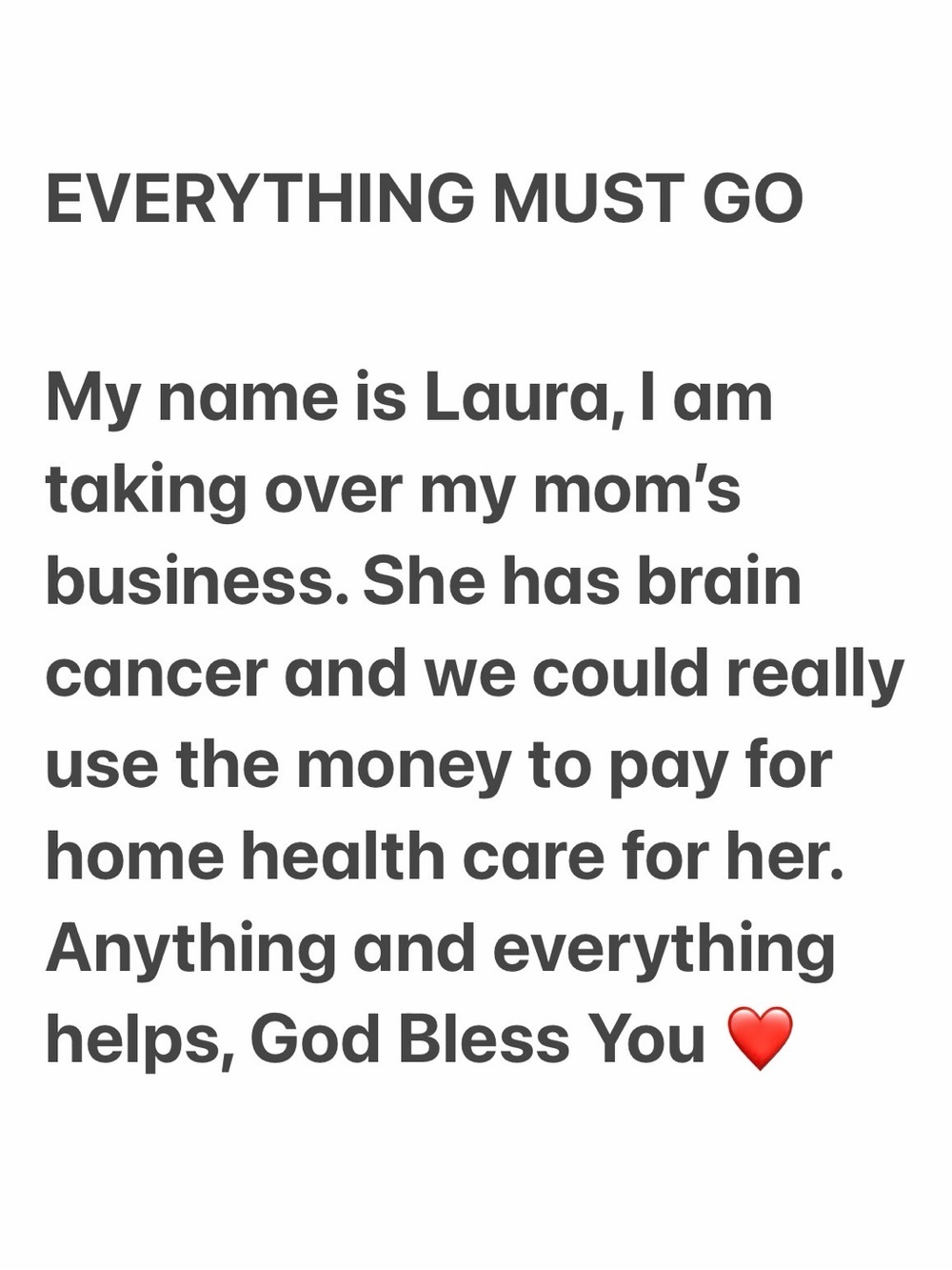 Everything Must Go!!